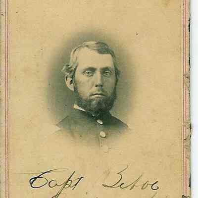 "Capt.Beboe/Co I 13th Ind."