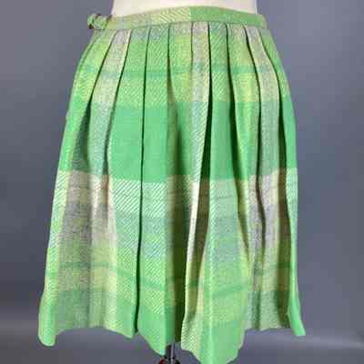 Women’s Green Plaid Skirt