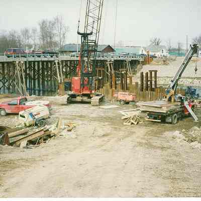 Harrison St. Bridge construction