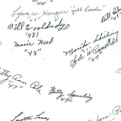 signatures page, page 4, right side of folder
