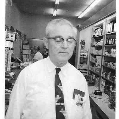 Interior view of a store