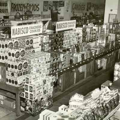 Interior of Louden's Grocery Store