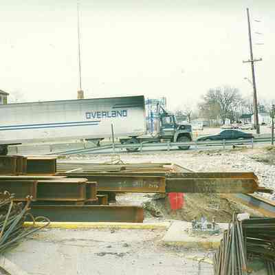 Harrison St. Bridge construction
