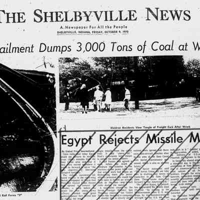 Waldron Train Wreck 1970