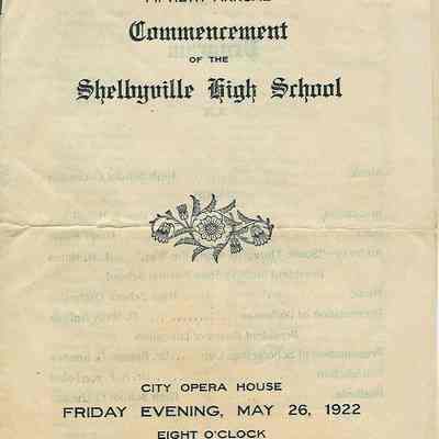Shelbyville High School Fiftieth Annual Commencement