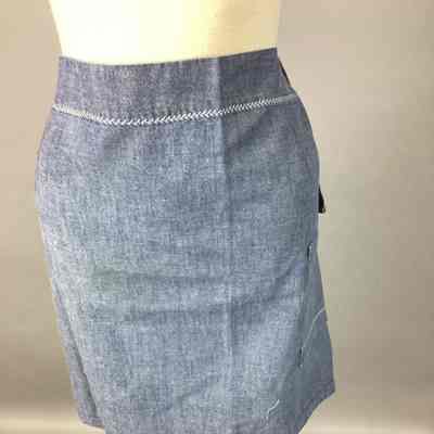 Two Women's Aprons + White Hoop