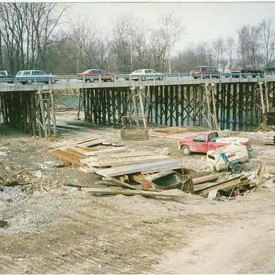Harrison St. Bridge construction