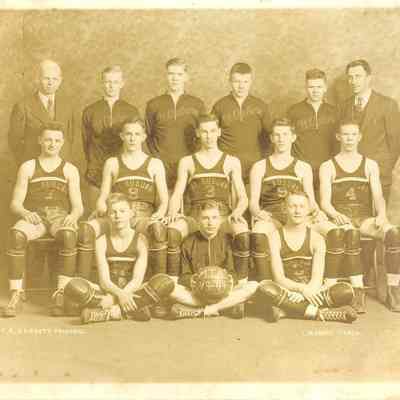 Mt. Auburn School 1943-44 basketball team