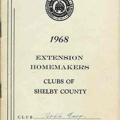 1968 Extension Homemakers Club of Shelby County