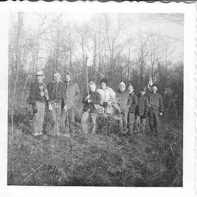 Boy Scouts Troop 207 Hike at Boy Scouts Camp