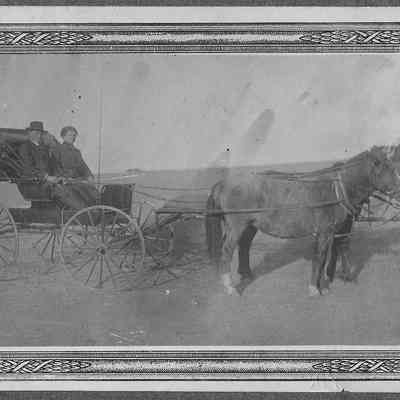 Unidentified man and woman