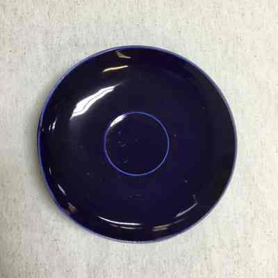 Cobalt Blue Shelbyville High School Cup + Saucer