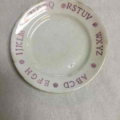 Children's Alphabet Trim Plate