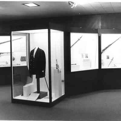  military display in the Jones Gallery