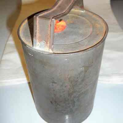 tube, lid with handle