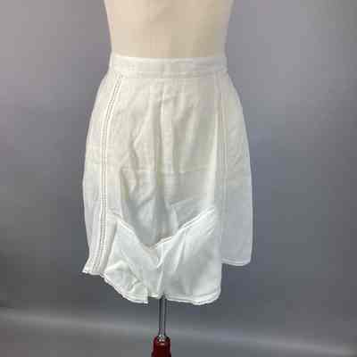 Women's White Batiste Apron