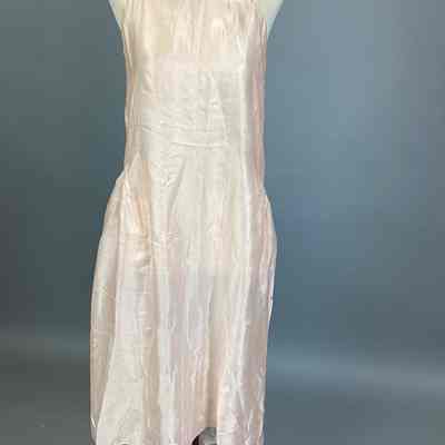 Women's Peach Satin Slip