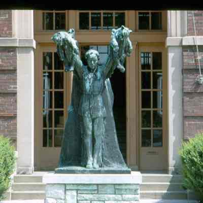 Major, Charles, Elementary School Statue