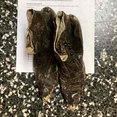 Women’s Brown Leather Walking Boots