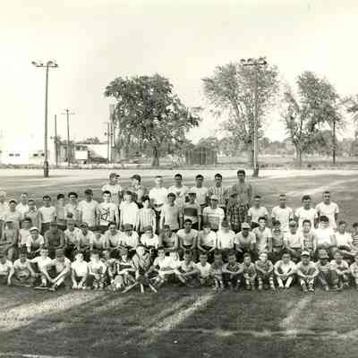 Baseball Team and Leaders Group Photo