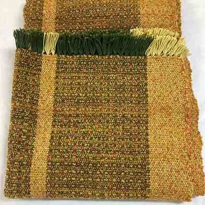 Multicolor Orange Woven Shawl