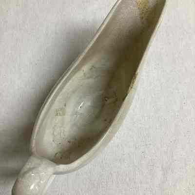 White Ceramic Gravy Bowl