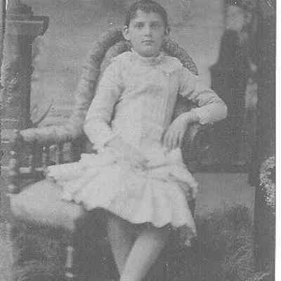 Young Girl with Spit Curls