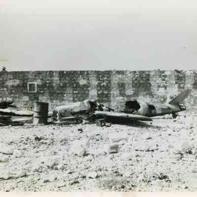 Photo of a Crashed Plane