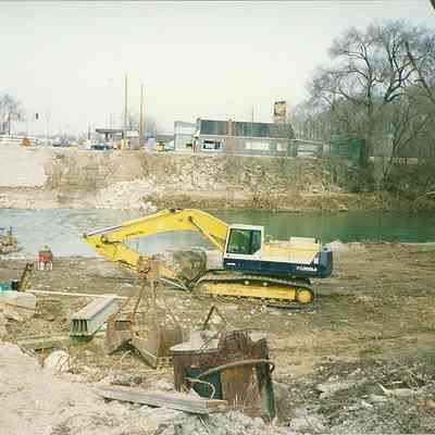 Harrison St. Bridge construction