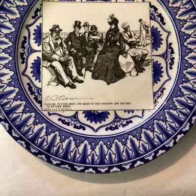 2001.016.001P: Failing to find rest and quiet in the country.she decides to return home.