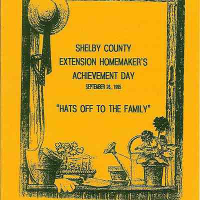 Shelby County Extension Homemakers Achievement Day - Hats Off to the Family