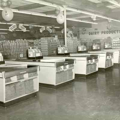 Interior of Louden's Grocery Store