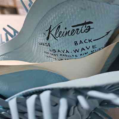 Women's Blue Rubber Swimcap