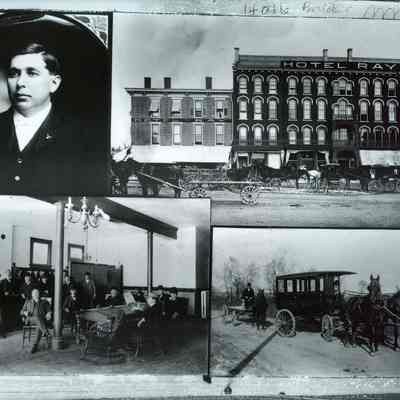 Hotel Ray, Shelbyville, Indiana, photo montage