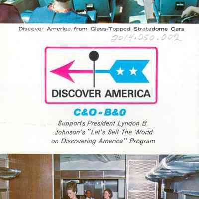 schedule, railway, C&O and B&O, back side