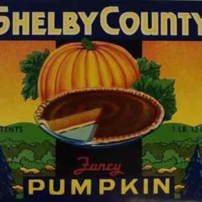 Fancy Pumpkin Flat Rock Canning Company Label