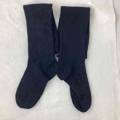 Women's Black Wool Socks