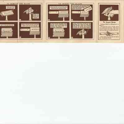 Booklet, instruction and product care, side 2