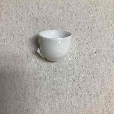 Children's White Ceramic Toy Teacups