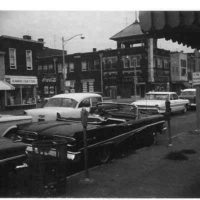 West side of corner of Harrison & Broadway