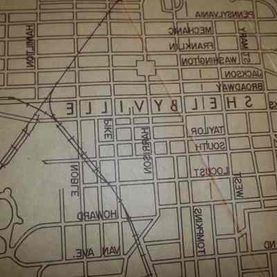 scale and directional arrow