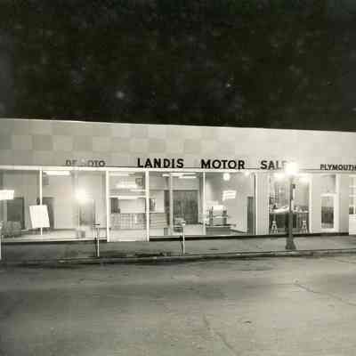 Landis Motor Sales, exterior view