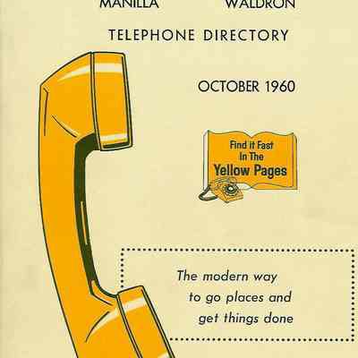 Shelbyville, Boggstown, Fairland, Manilla Phone Book 1942 - 1981