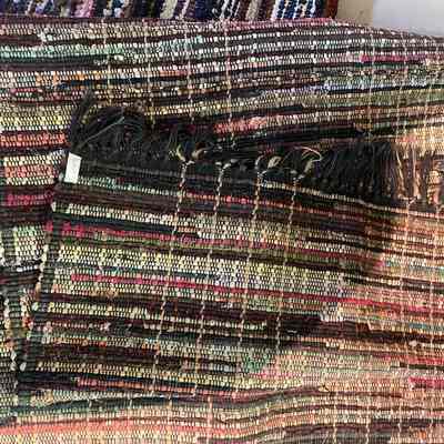 Multicolor Cotton Rag Rug