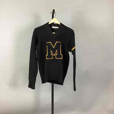 Men's Black Morristown Letter Sweater
