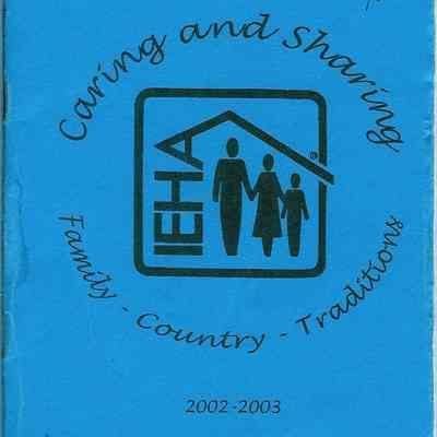 2002 - 2003 Shelby County Extension Homemakers Clubs of Shelby County. Caring and Sharing - Family - Country - Tradition