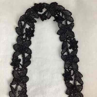 Black Beaded Trims