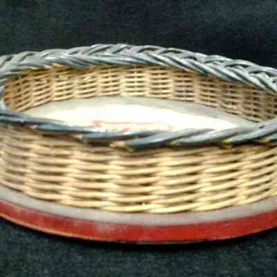 plate, collection, side view