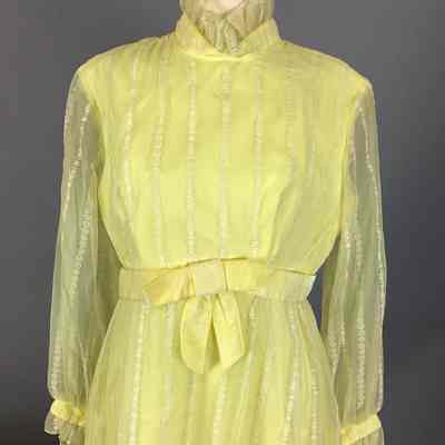 Women’s Yellow Bridesmaid Dress