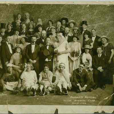 "Womanless Wedding" May, 1924